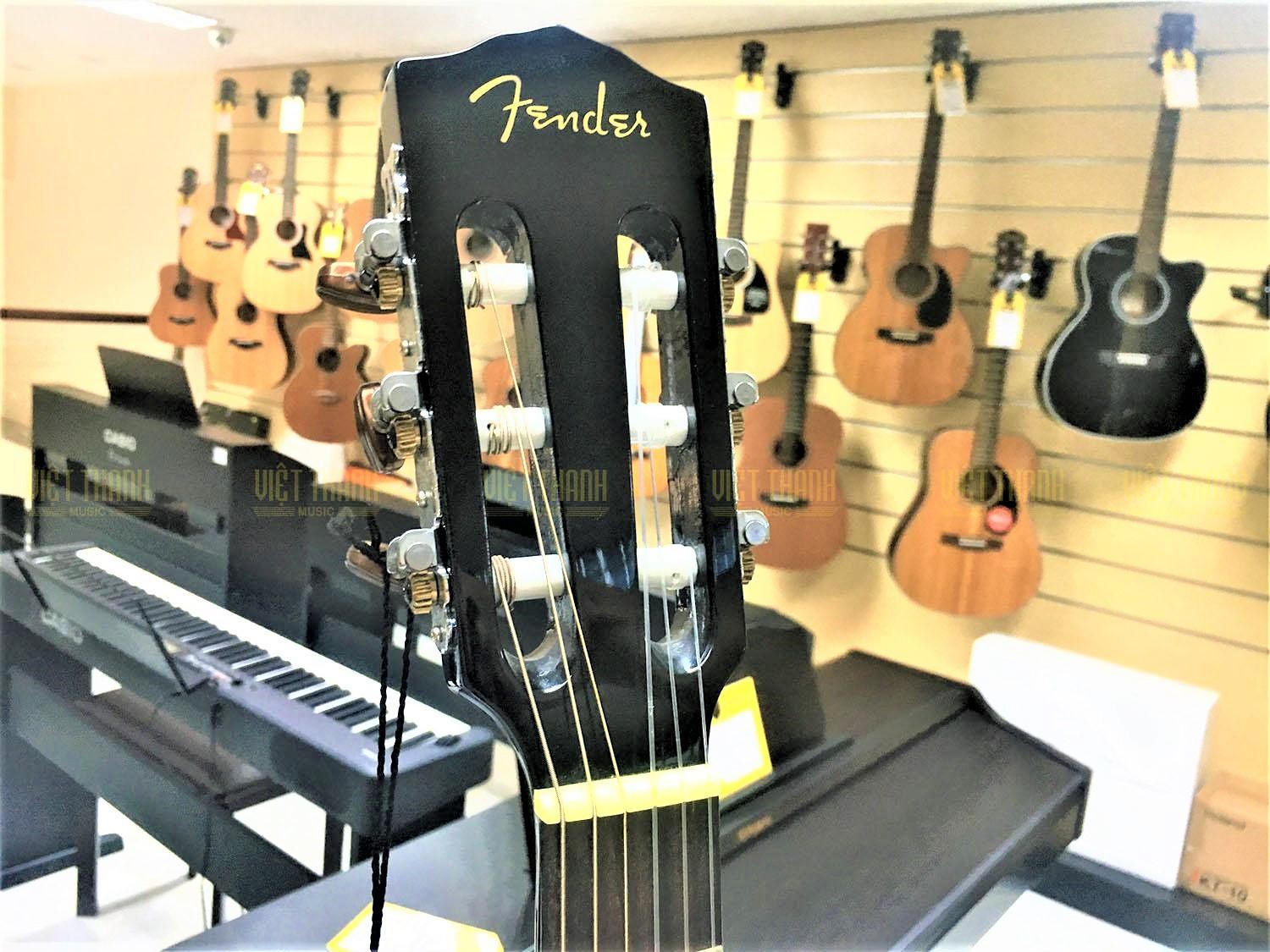 Đàn guitar Fender CN-60S, Black - 7